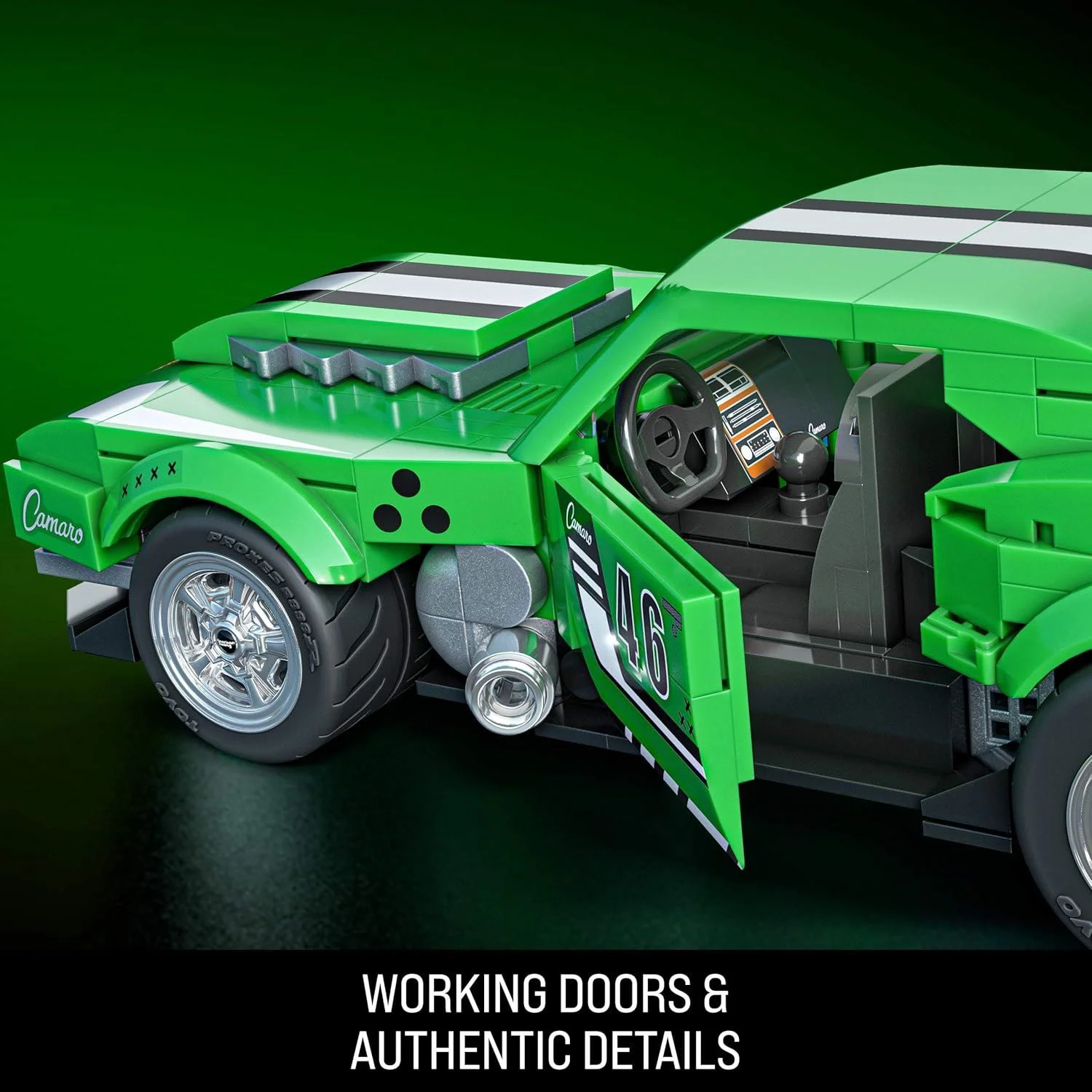 Set de constructie Hot Wheels Custom '68 Camaro 1:32 foto