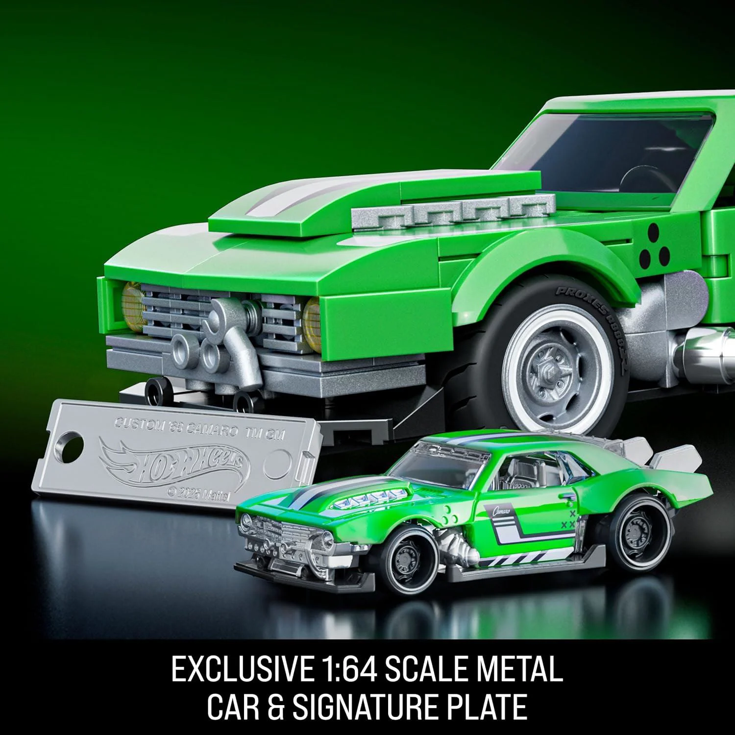 Set de constructie Hot Wheels Custom '68 Camaro 1:32 foto