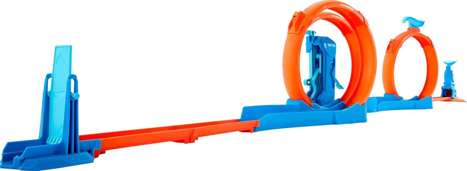 Set de joaca Hot Wheels Track Creator Bucla tripla foto