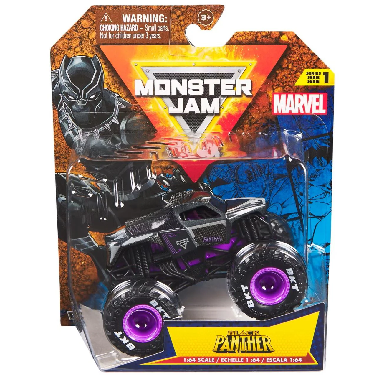 Masinuta monster truck Marvel Monster Jam Spin Master 1:64, in as. foto