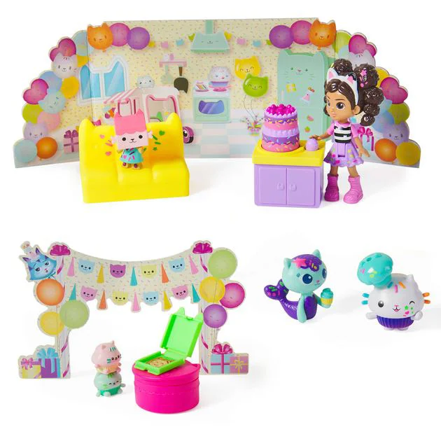 Набор фигурок Spin Master Gabby's Dollhouse Праздничный подарок Cakey foto