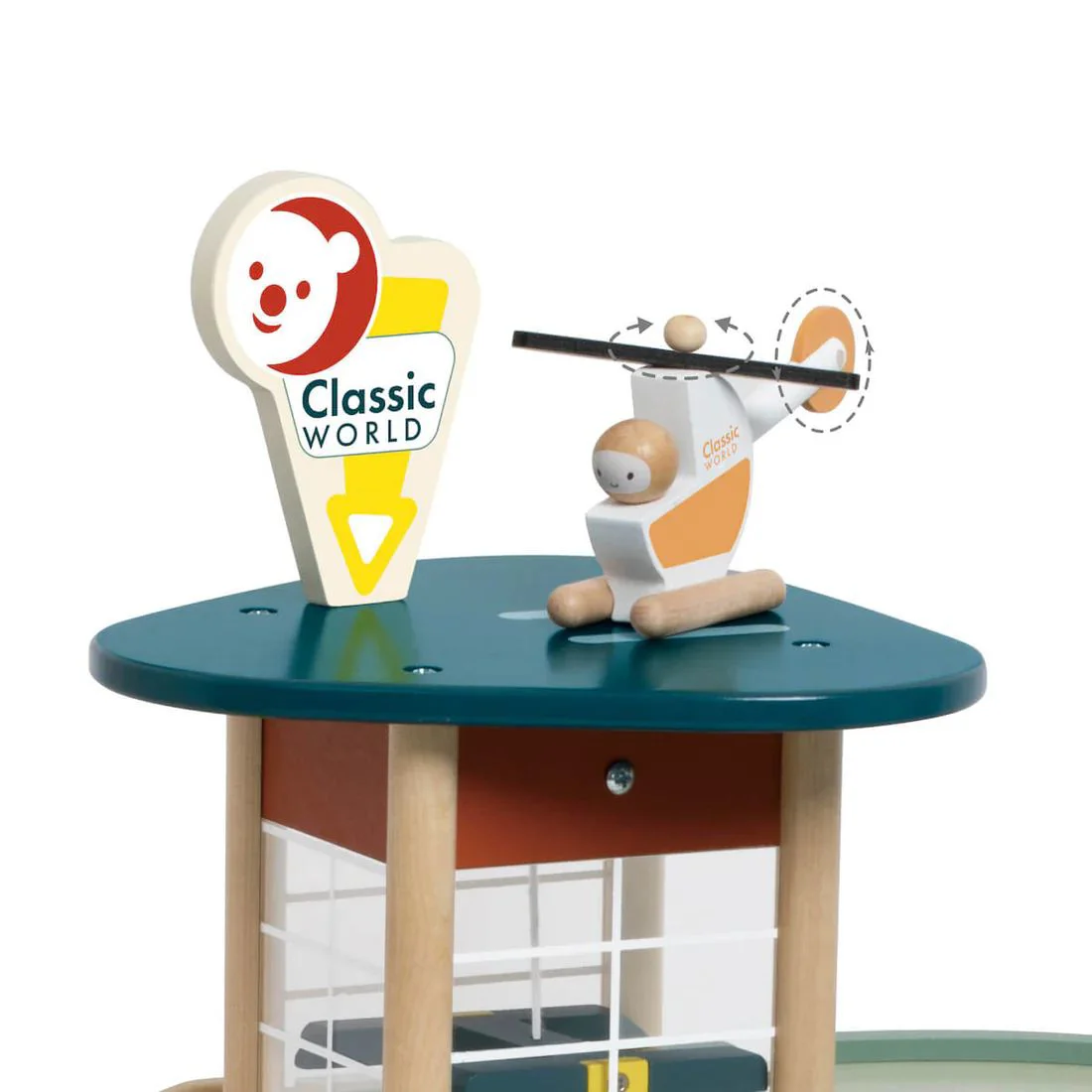 Set de joaca din lemn Classic World Parcare foto