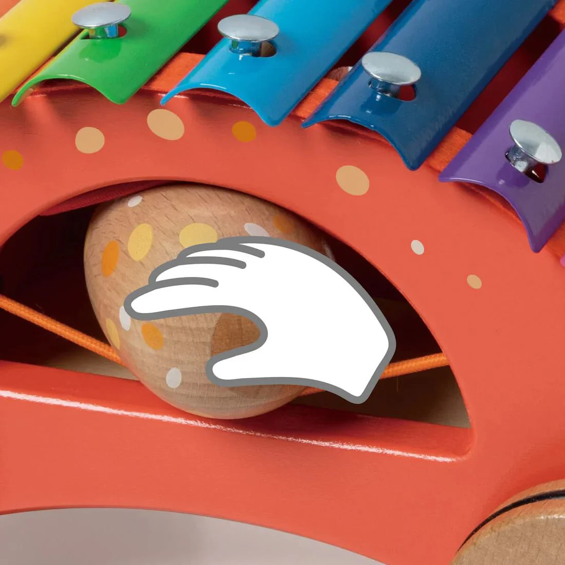 Xilofon cu roti Classic World Dino foto