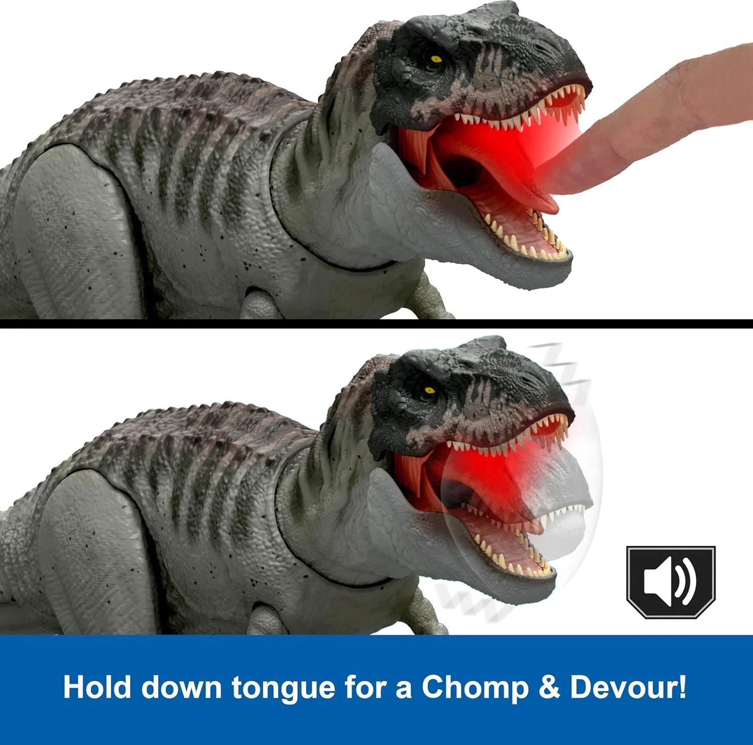 Интерактивная фигурка Mattel Jurassic World: Tyrannosaurus Rex foto