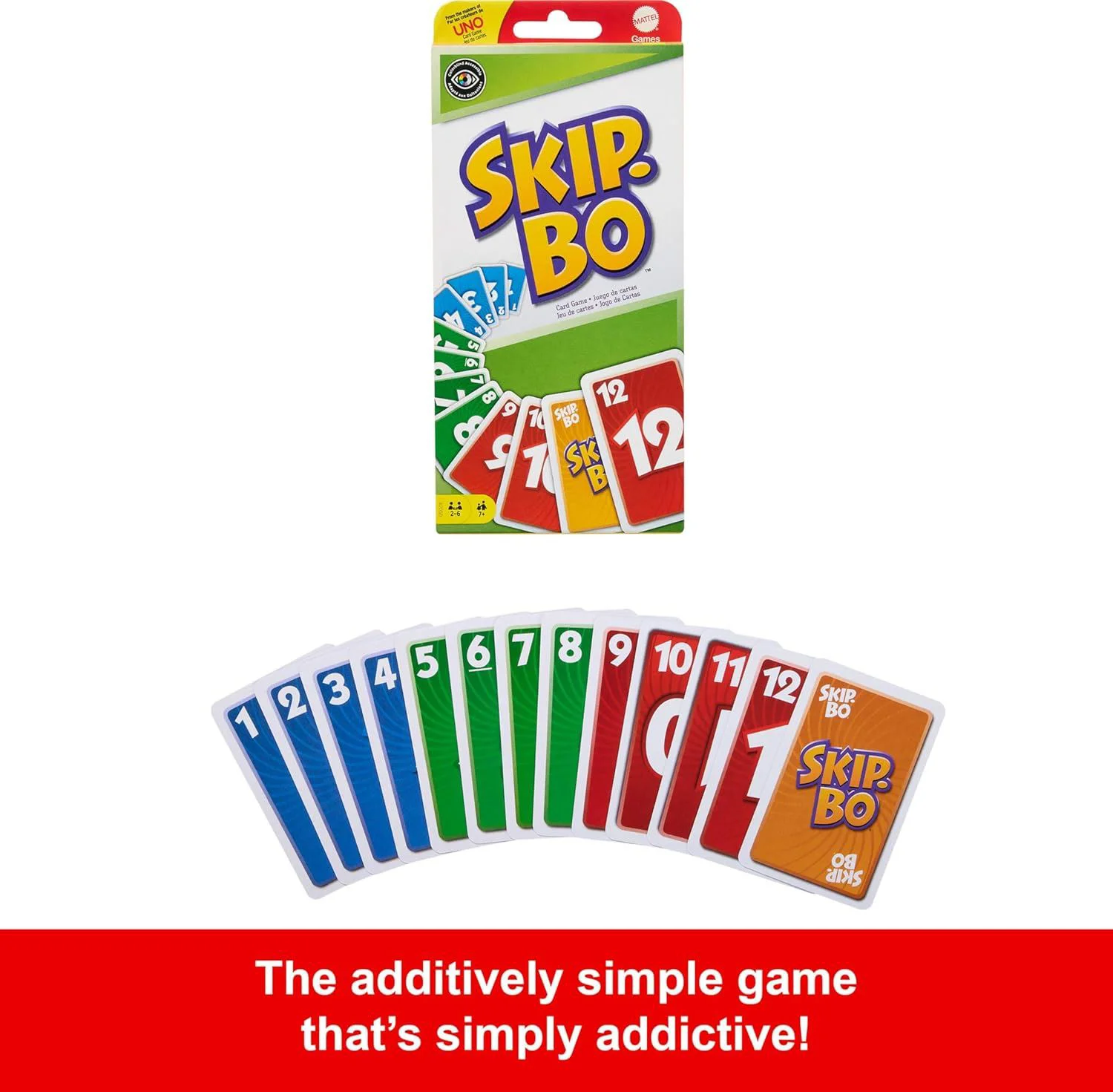 Карточная игра Mattel Skip-Bo foto