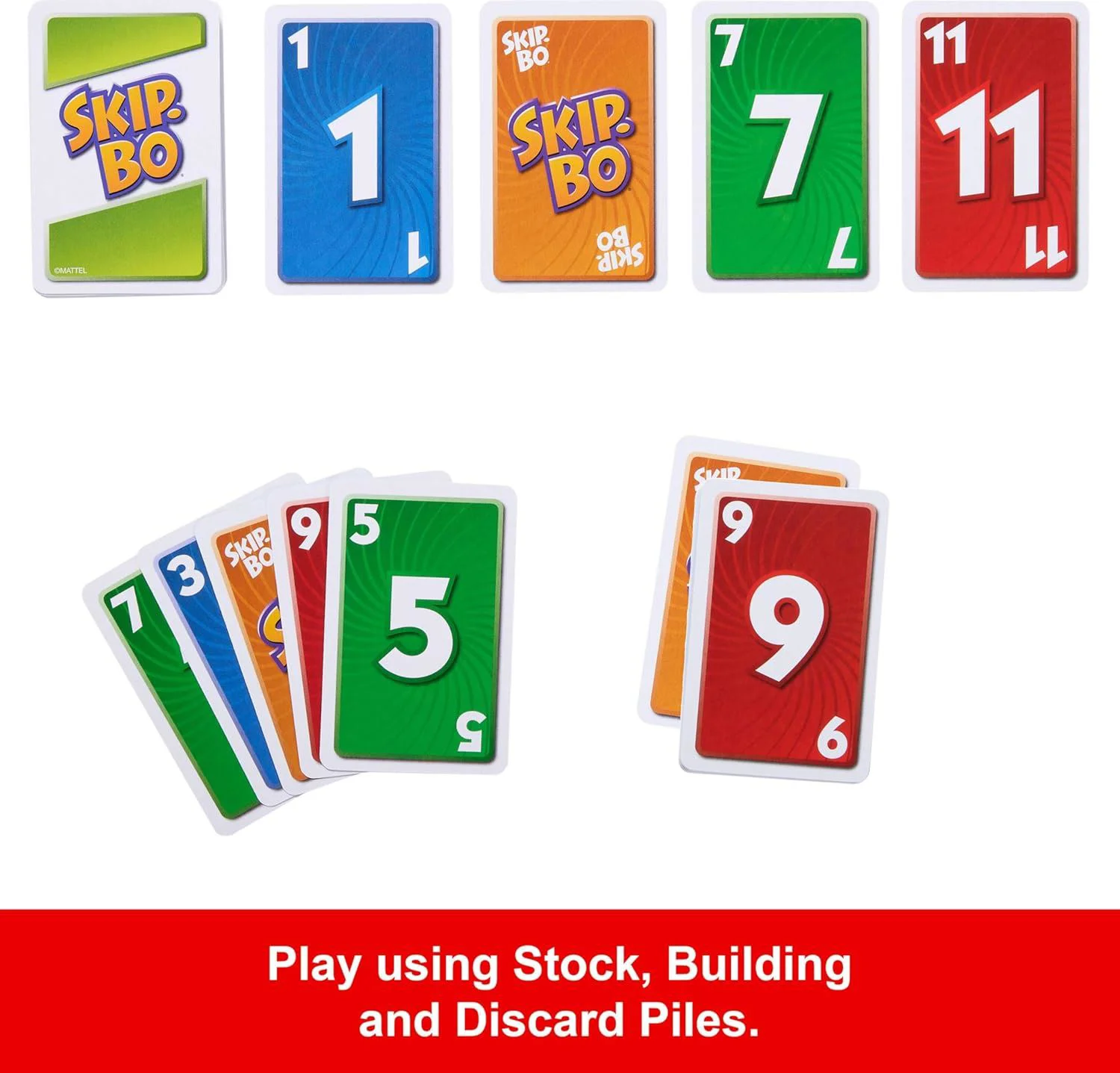 Карточная игра Mattel Skip-Bo foto