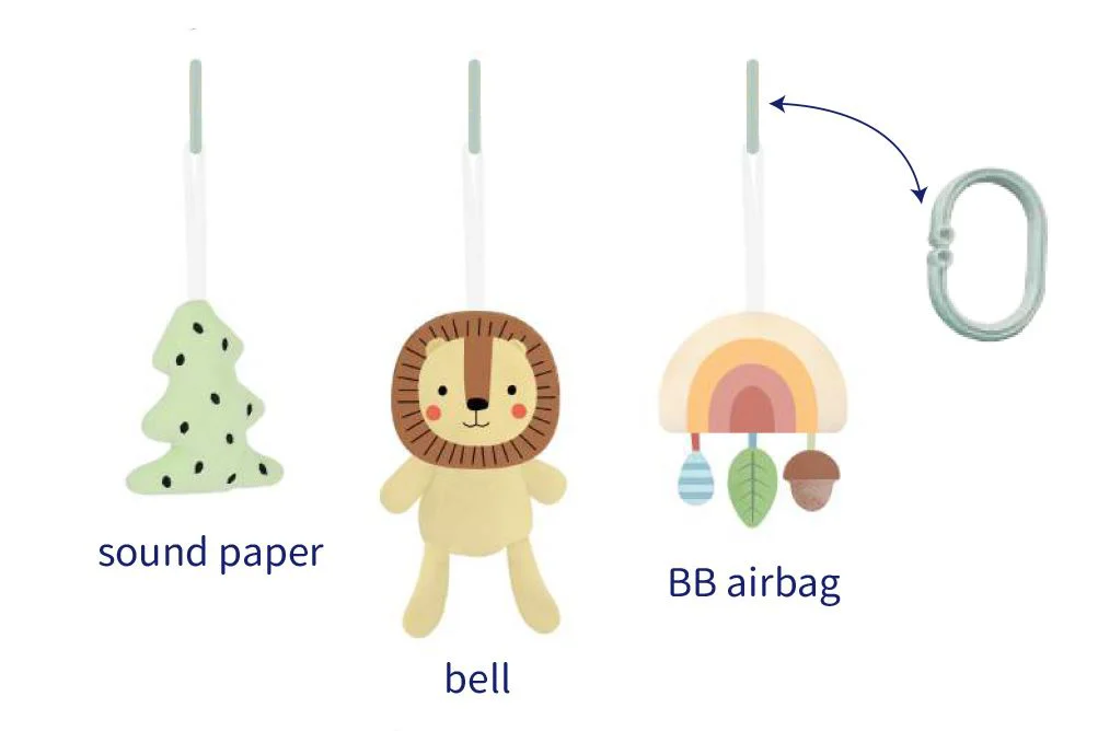 Дуга с подвесными игрушками Tooky Toy Baby Gym foto