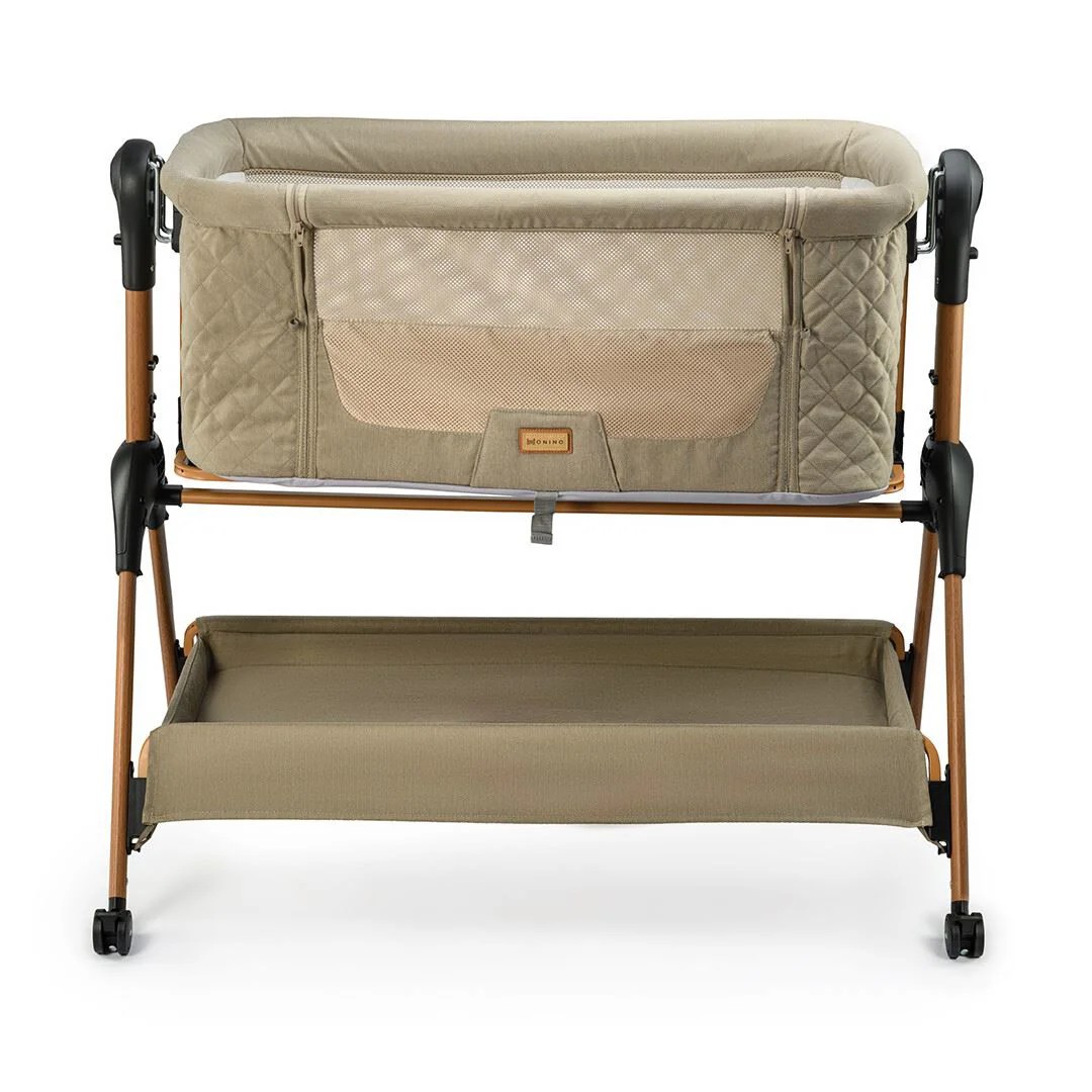 Кроватка Co-sleeper ONINO NEST.me Misty Taupe foto