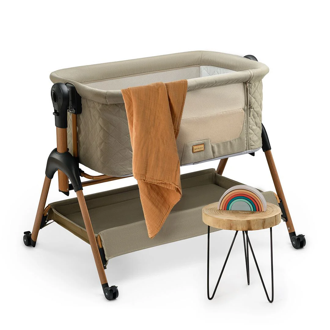 Кроватка Co-sleeper ONINO NEST.me Misty Taupe foto