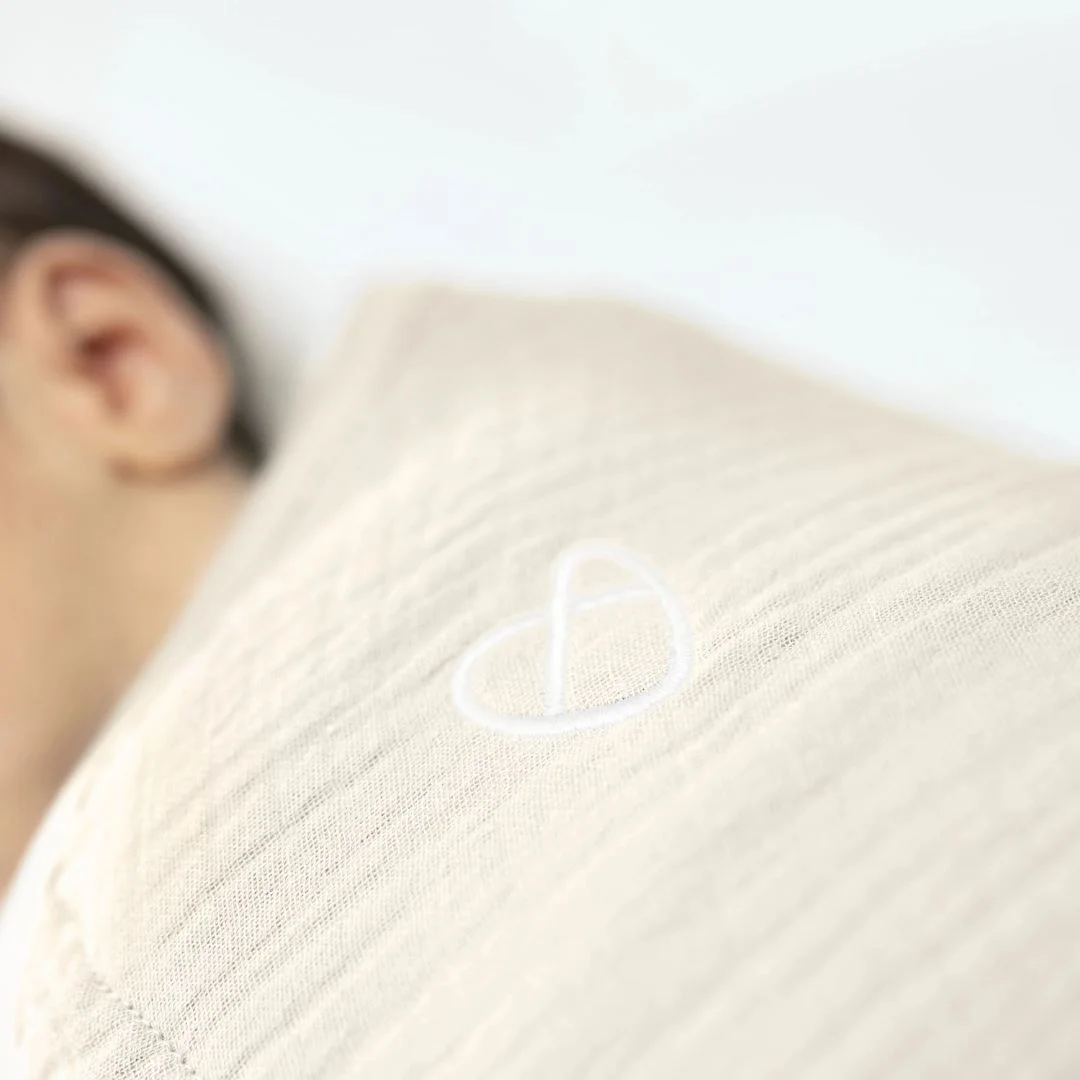 Sistem de infasare Ingenuity Swaddle Me Cream din muselina (0-3 luni) foto