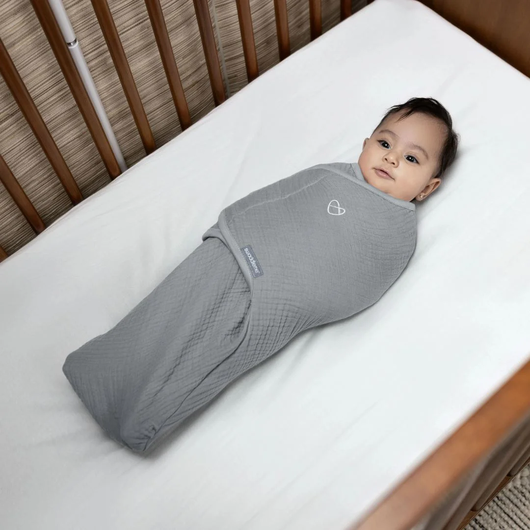 Sistem de infasare Ingenuity Swaddle Me Granite din muselina (0-3 luni) foto