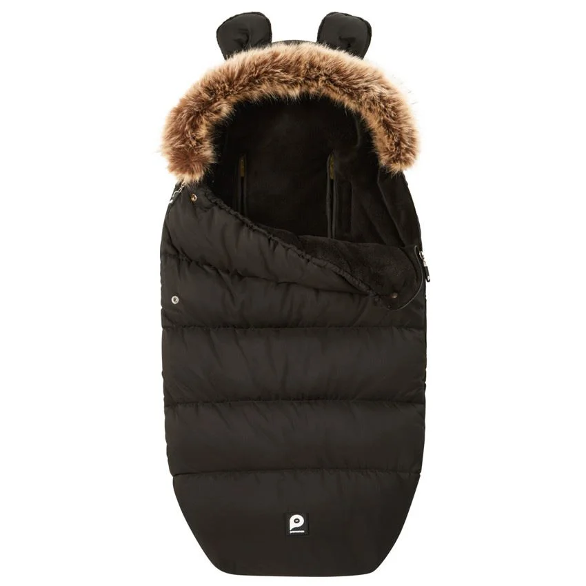 Husa de iarna pentru carucior Premaman Double Sherpa Black foto