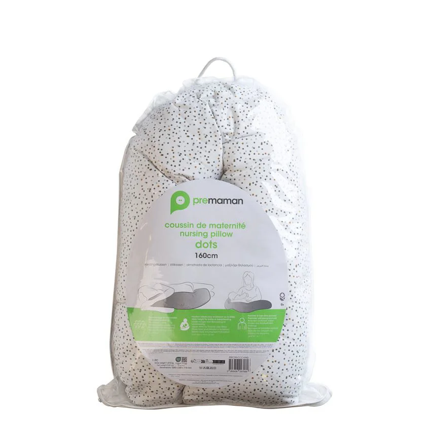 Perna pentru maternitate din microfibra Premaman Dots, 160 cm foto