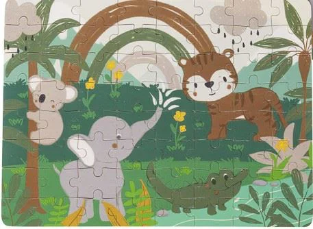 Пазл Premaman Little Savanna, 64 эл. foto