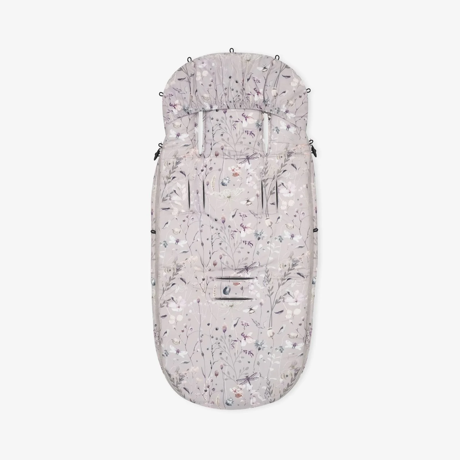 Зимний чехол KikkaBoo Luxury Dreamy Fields Grey foto