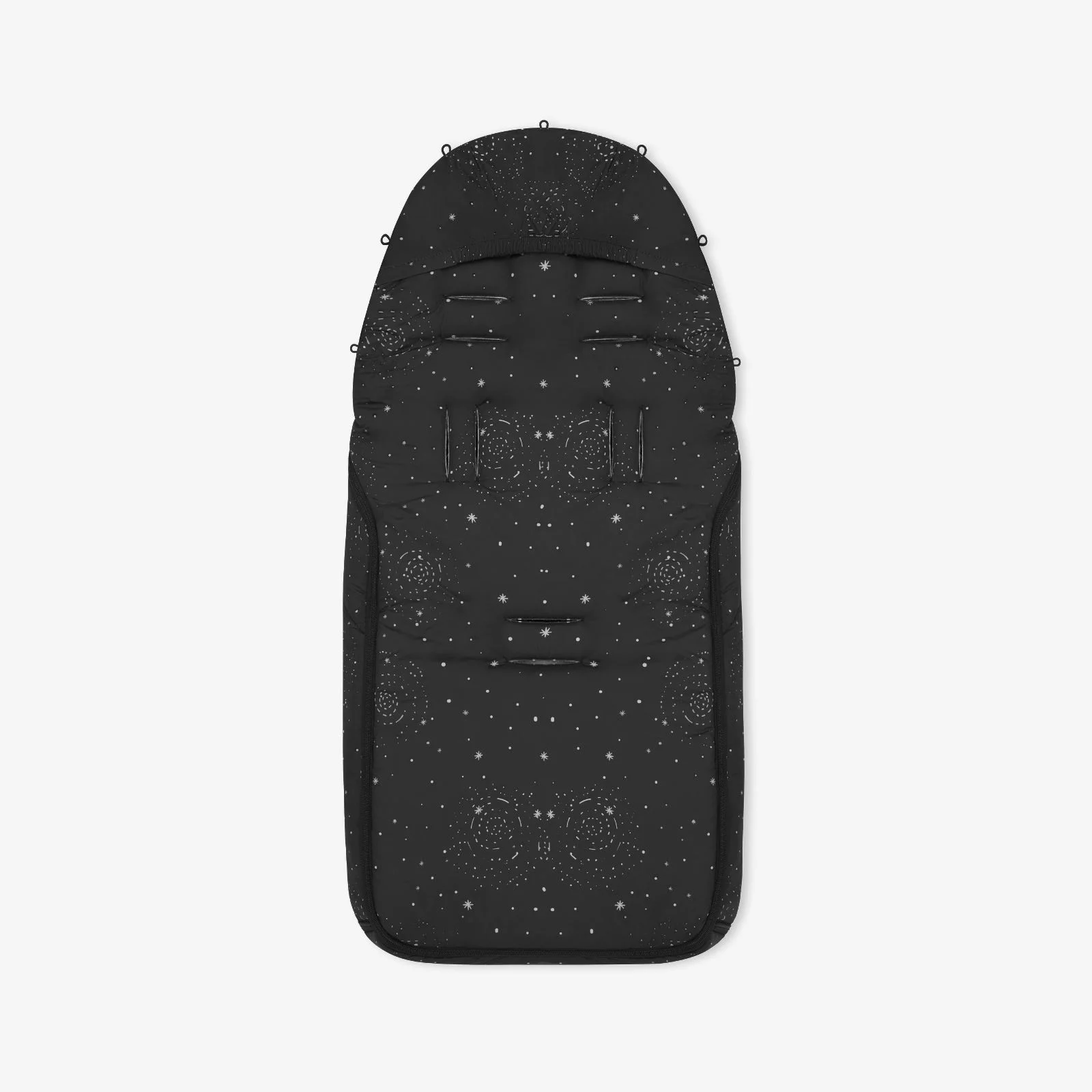 Husa de iarna pentru carucior KikkaBoo Trendy Galaxy Black foto