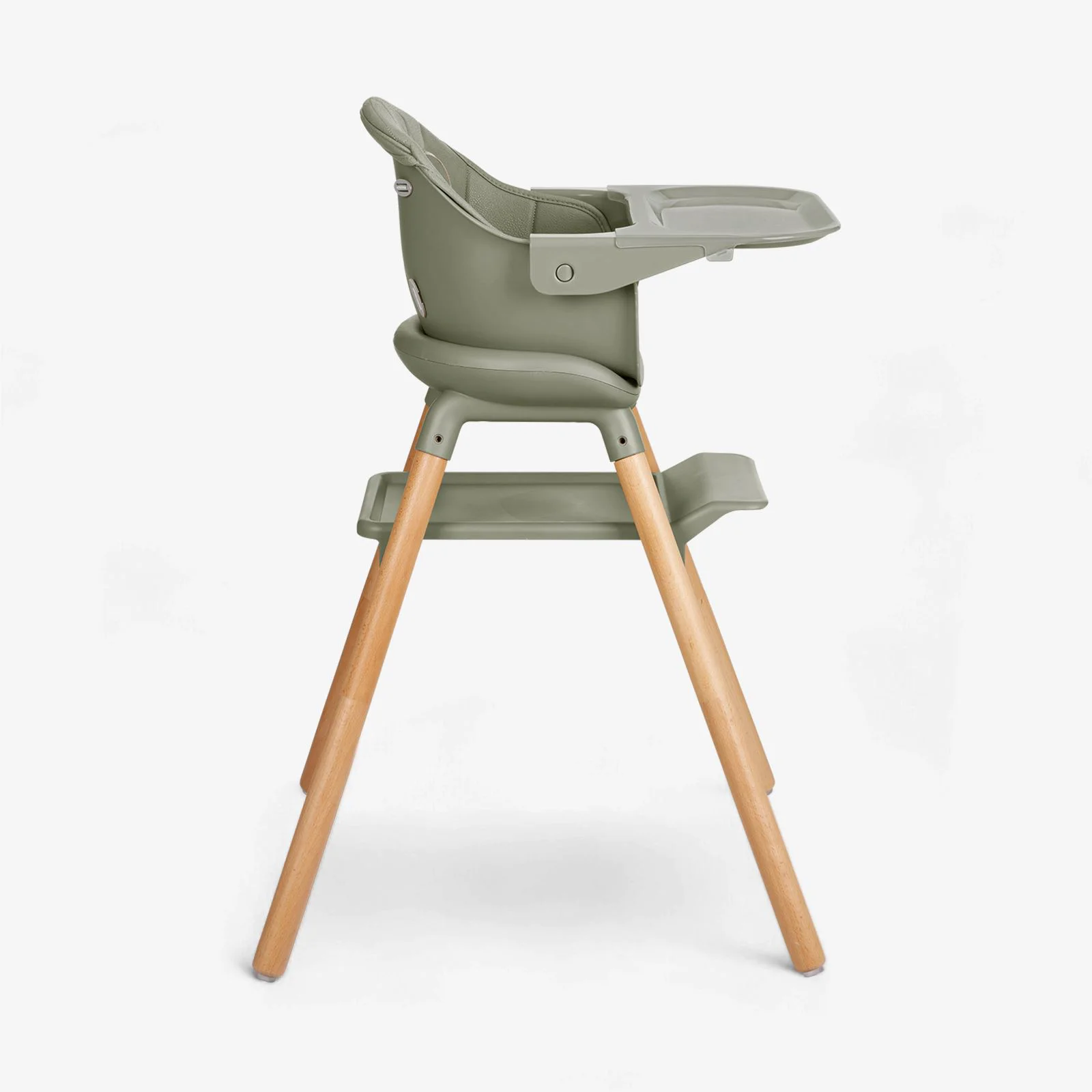 Scaun de masa 6 in 1 KikkaBoo Woody Army Green foto