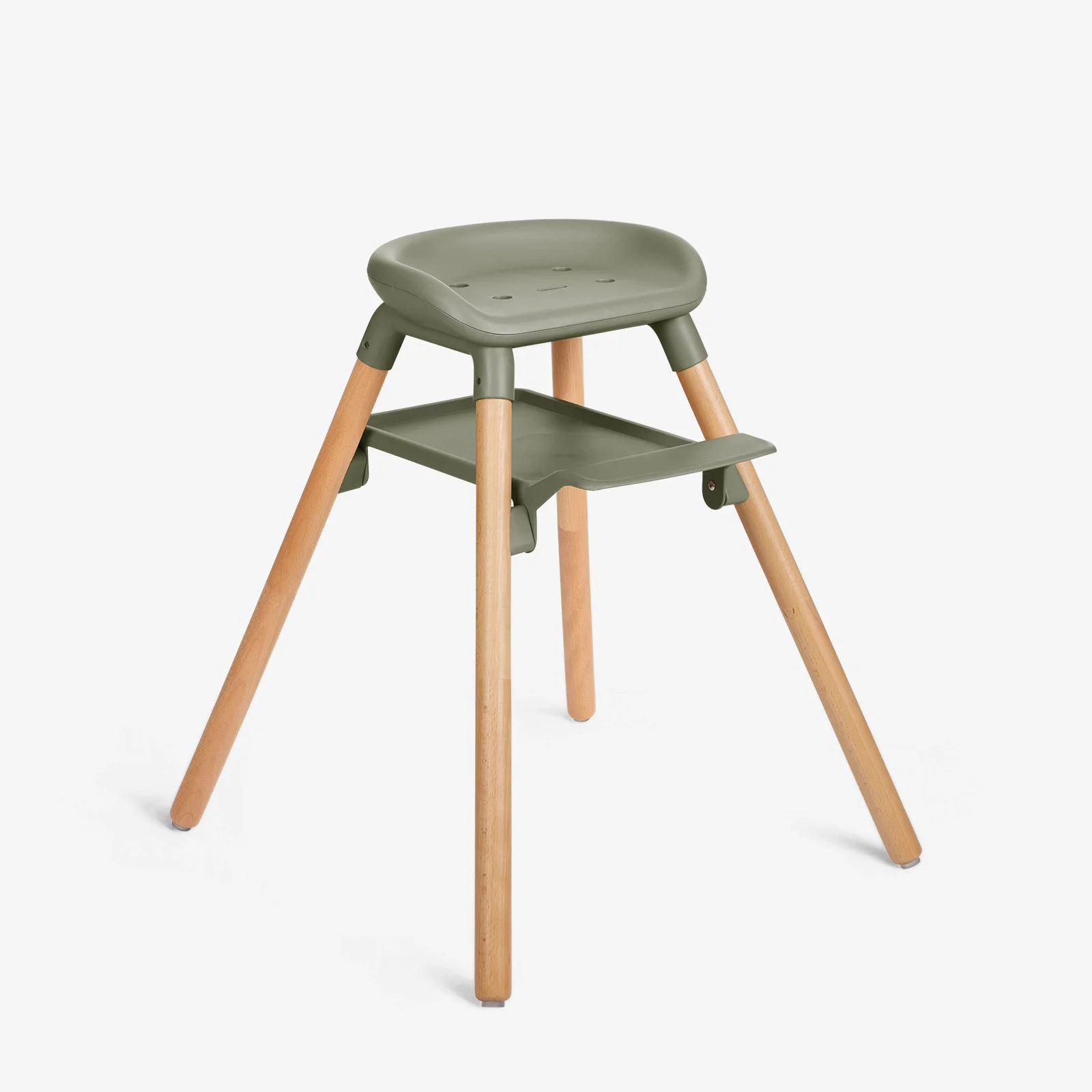 Scaun de masa 6 in 1 KikkaBoo Woody Army Green foto