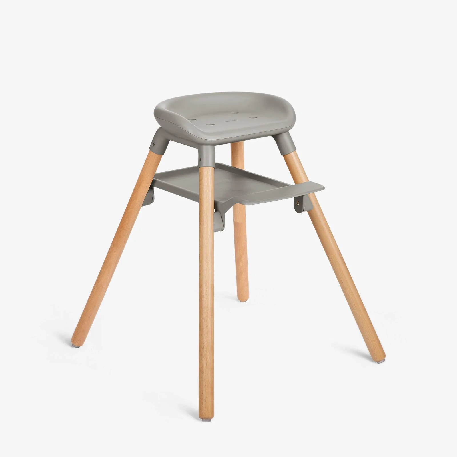 Стульчик для кормления 6 в 1 KikkaBoo Woody Grey foto