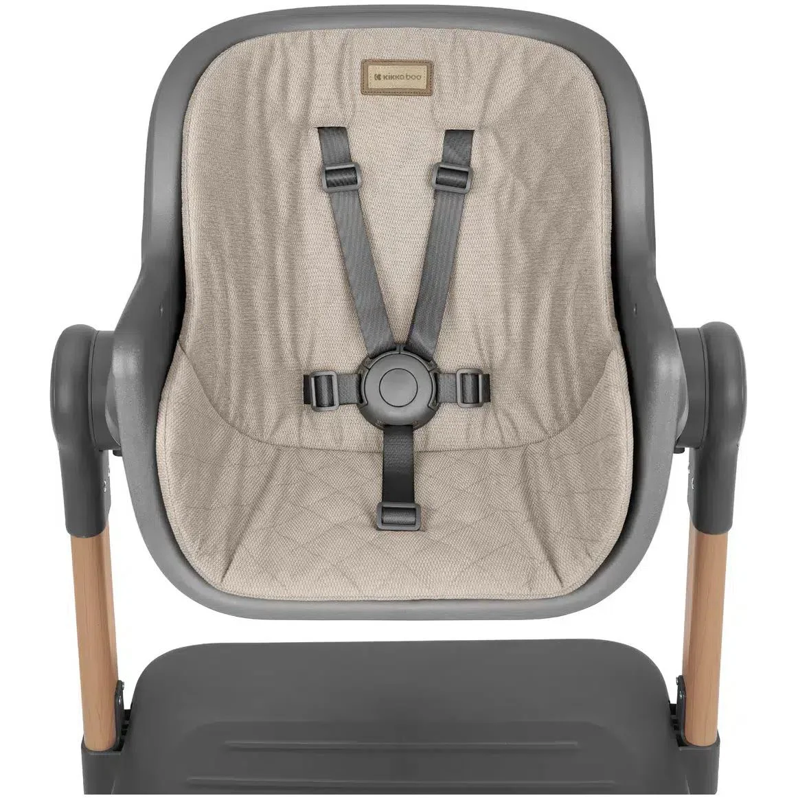 Кроватка и стульчик для кормления 2 в 1 KikkaBoo Sleat Me Beige foto