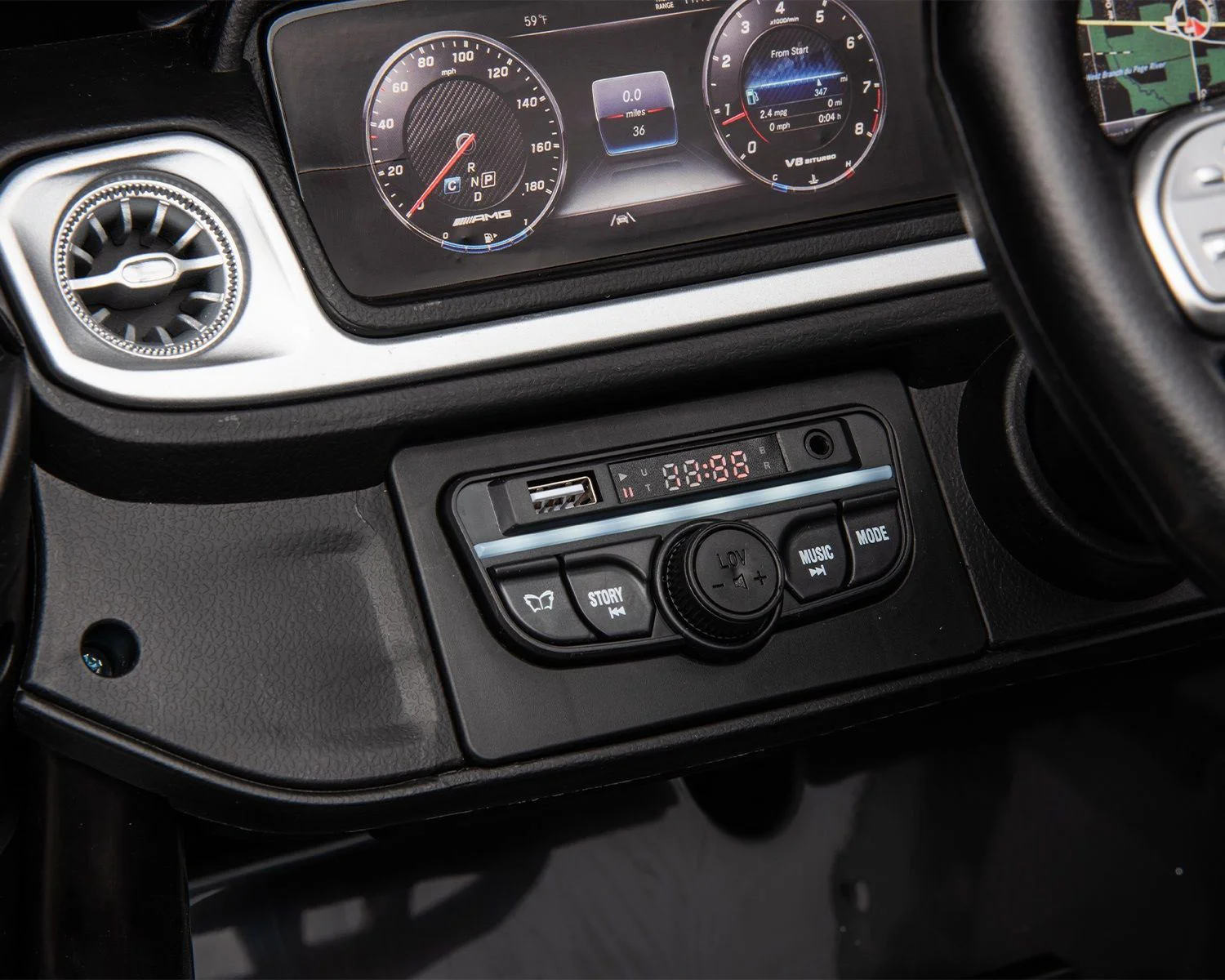 Masina electrica pentru copii KikkaBoo Mercedes Benz AMG G63 4*4 foto