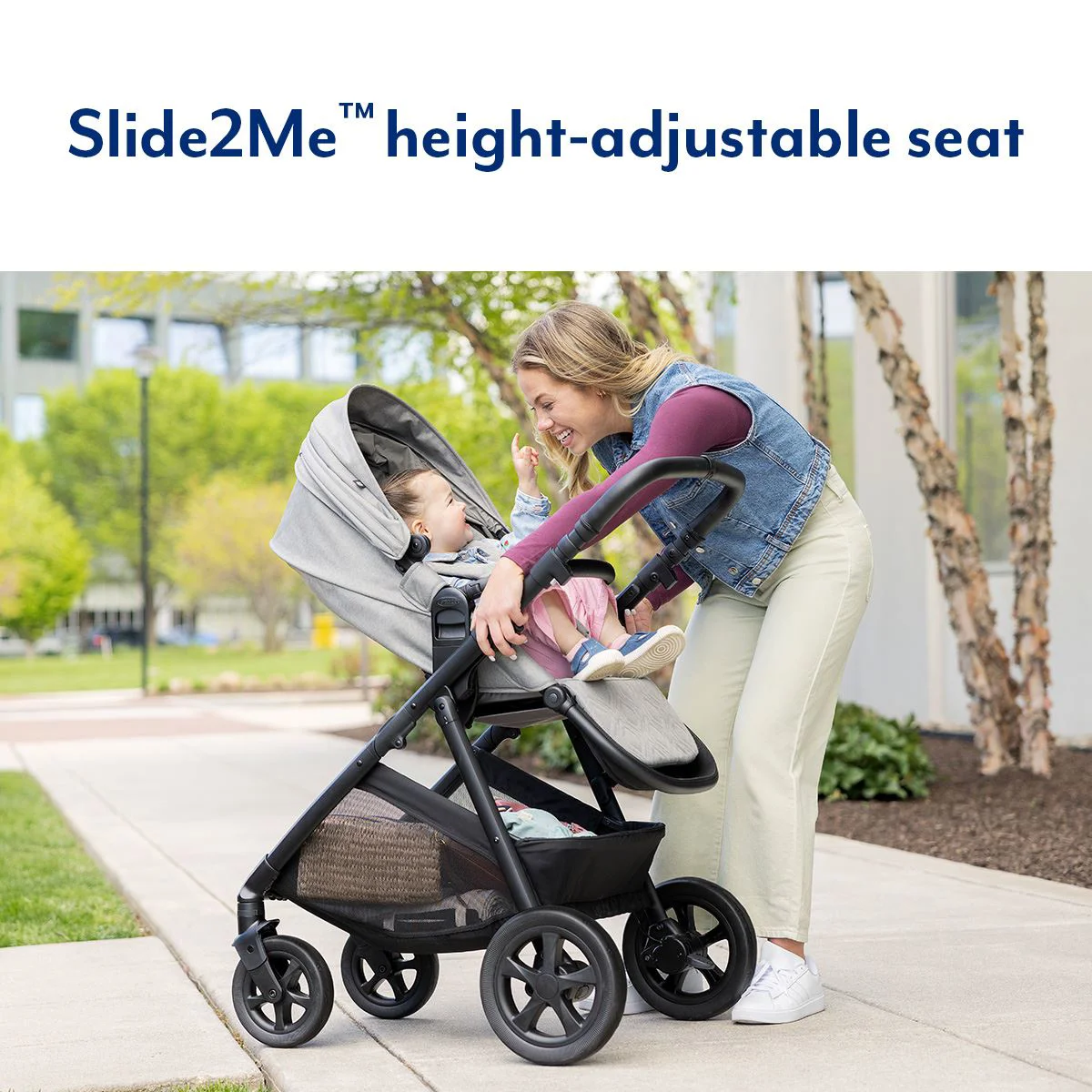 Carucior 3 in 1 Graco Near2Me DLX Ash foto