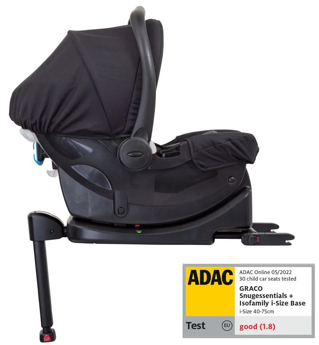 Автолюлька Graco SnugEssentials Midnight Black 0-13 кг foto