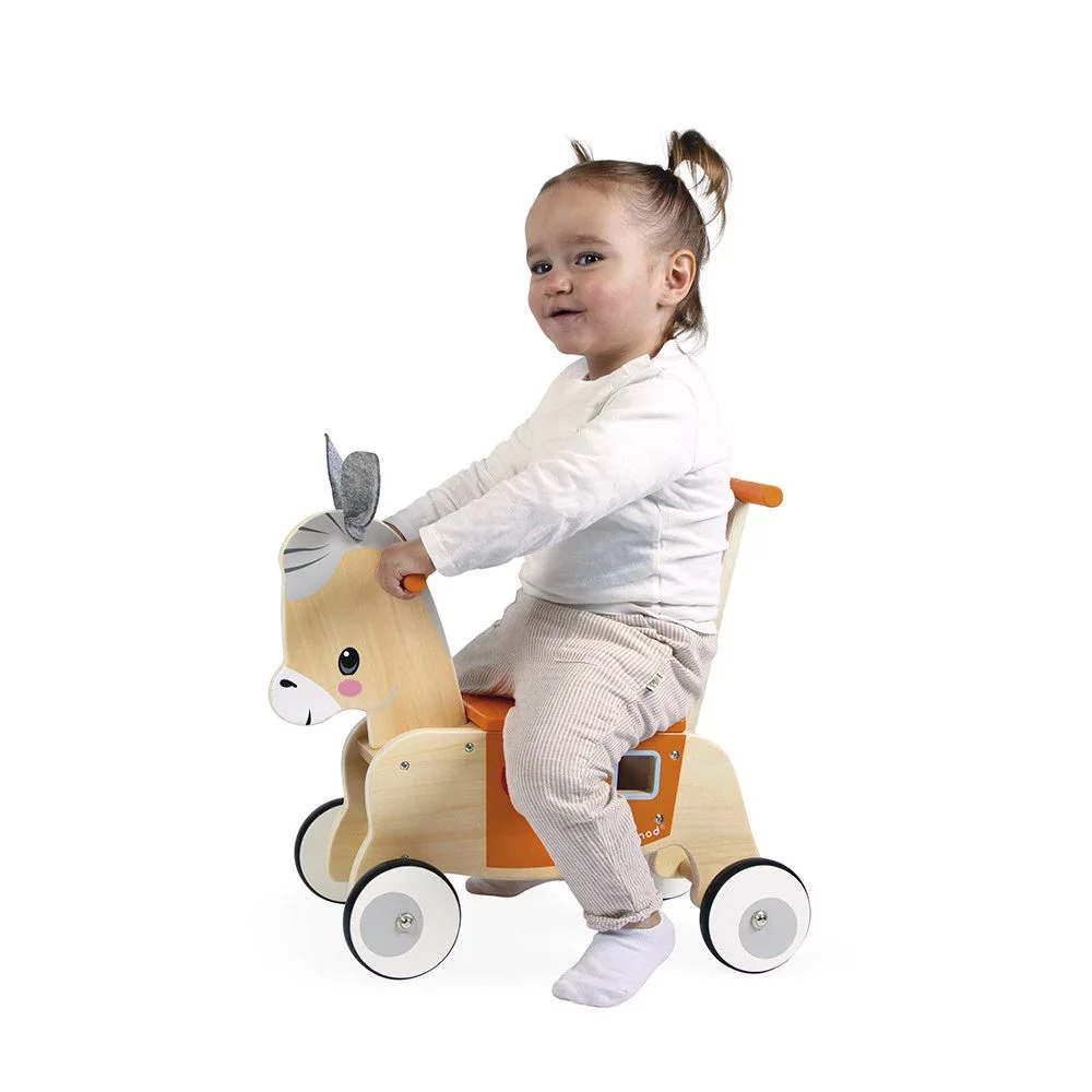 Ride-on din lemn Janod Magarus de la Ferma foto
