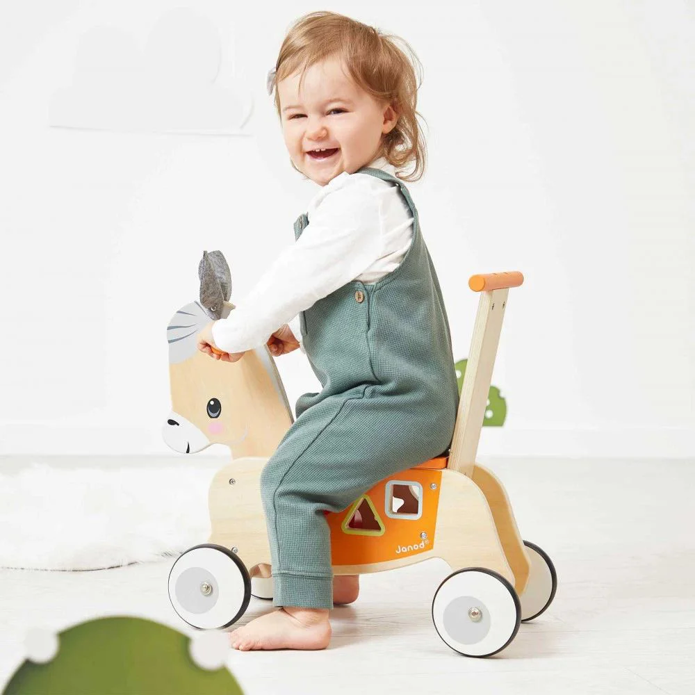 Ride-on din lemn Janod Magarus de la Ferma foto