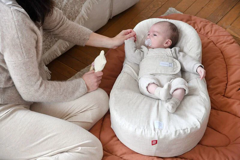 Saltea fiziologica Red Castle Cocoonababy Linen Natural foto