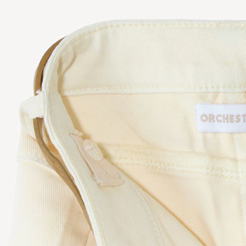 Orchestra Blugi tip Mom Fit cu centura Ecru foto