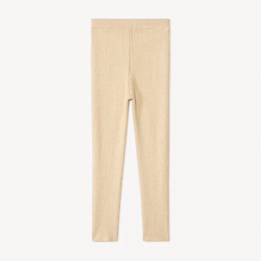 Orchestra Colanti din tricot cu fundita Beige foto