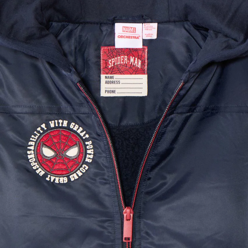 Orchestra Jacheta tip teddy cu gluga Spider-Man foto