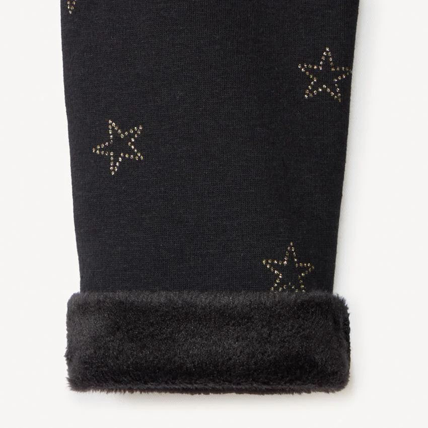 Orchestra Leggings cu interior sherpa Black foto