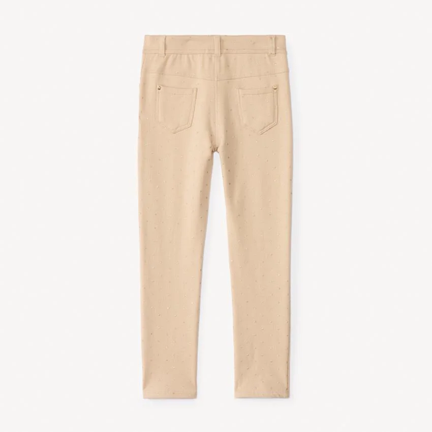 Orchestra Pantaloni skinny Polka Dots Beige foto