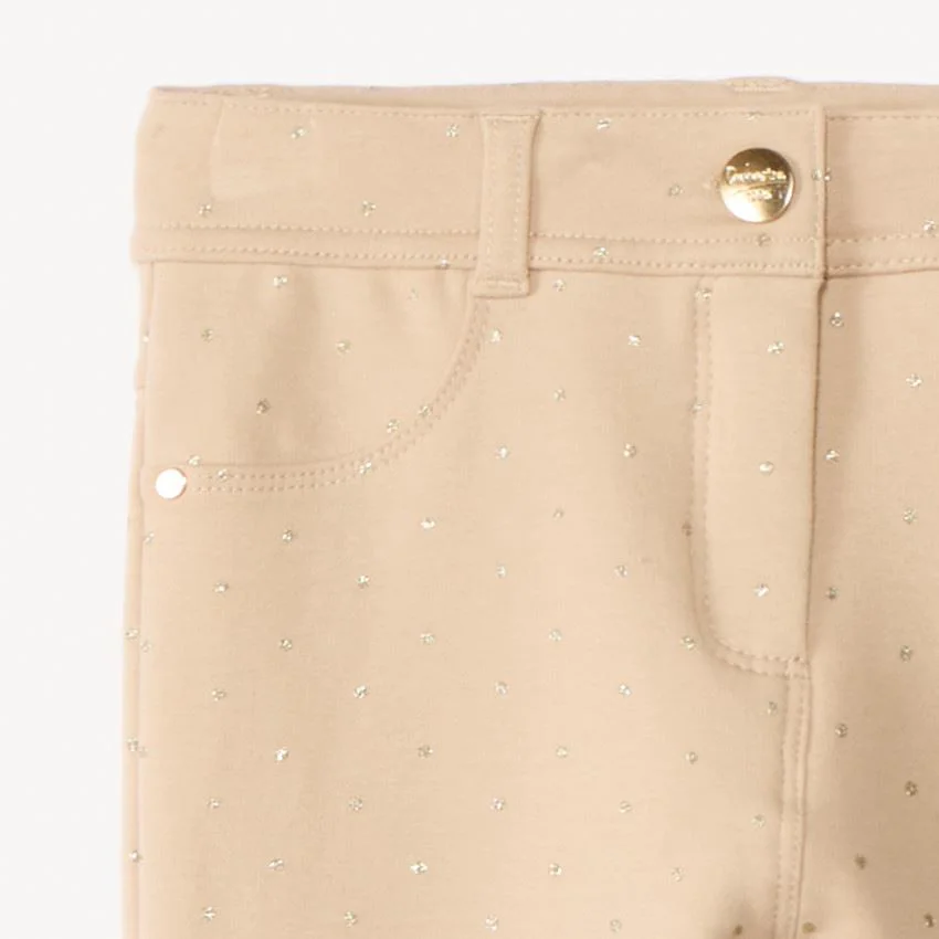 Orchestra Pantaloni skinny Polka Dots Beige foto