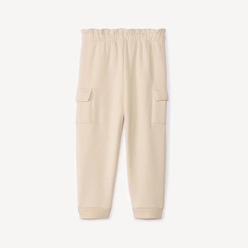 Orchestra Pantaloni de trening din fleece Beige Hearts foto