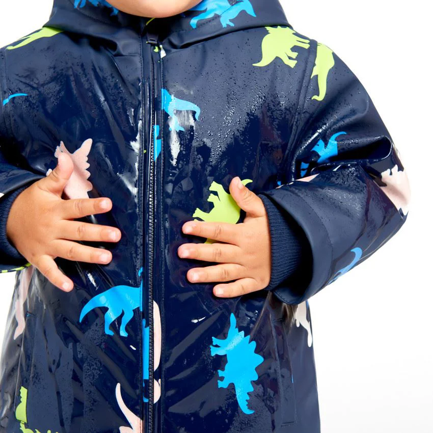 Orchestra Parka cu gluga Blue Dino foto