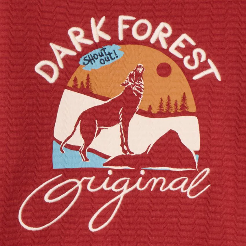 Orchestra Hanorac din molton texturat Dark Forest foto