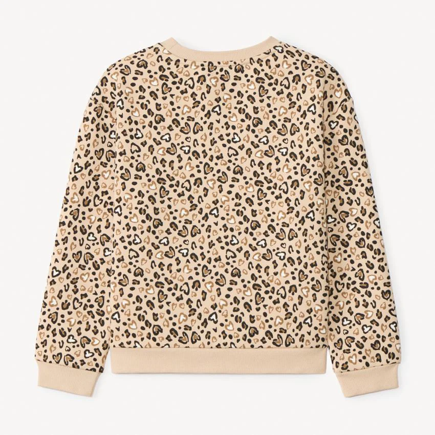 Orchestra Свитшот из футера Leopard Beige foto