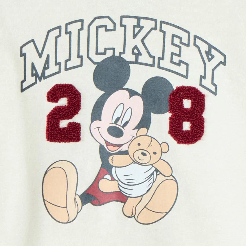 Orchestra Bluza cu maneca lunga Disney Mickey Ecru foto