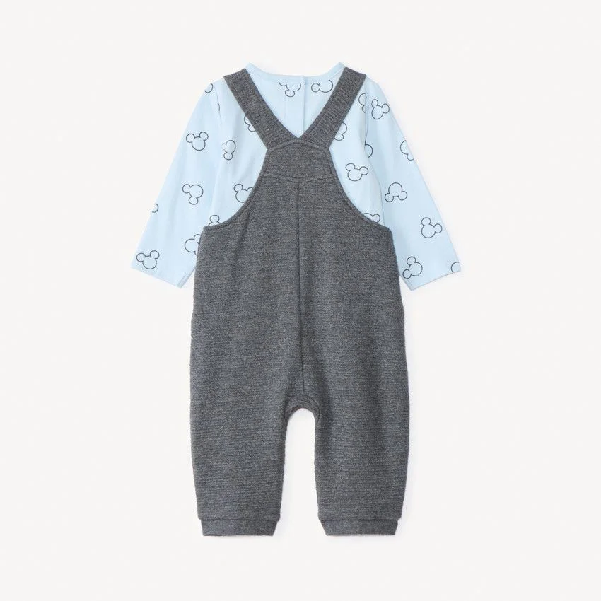 Orchestra Set 2 piese Disney Mickey - salopeta si bluza cu maneca lunga foto