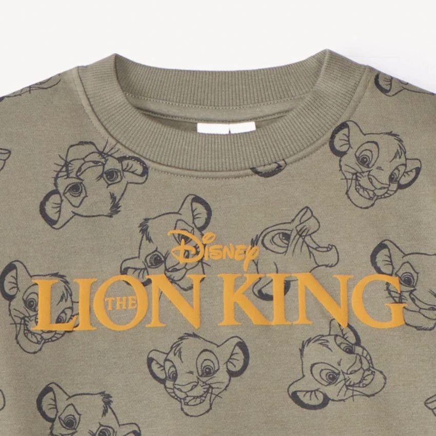 Orchestra Set 2 piese The Lion King Khaki - hanorac si pantaloni foto