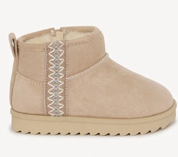 Saxo Blues Ботинки из искусственной замши с мехом Faux Beige foto