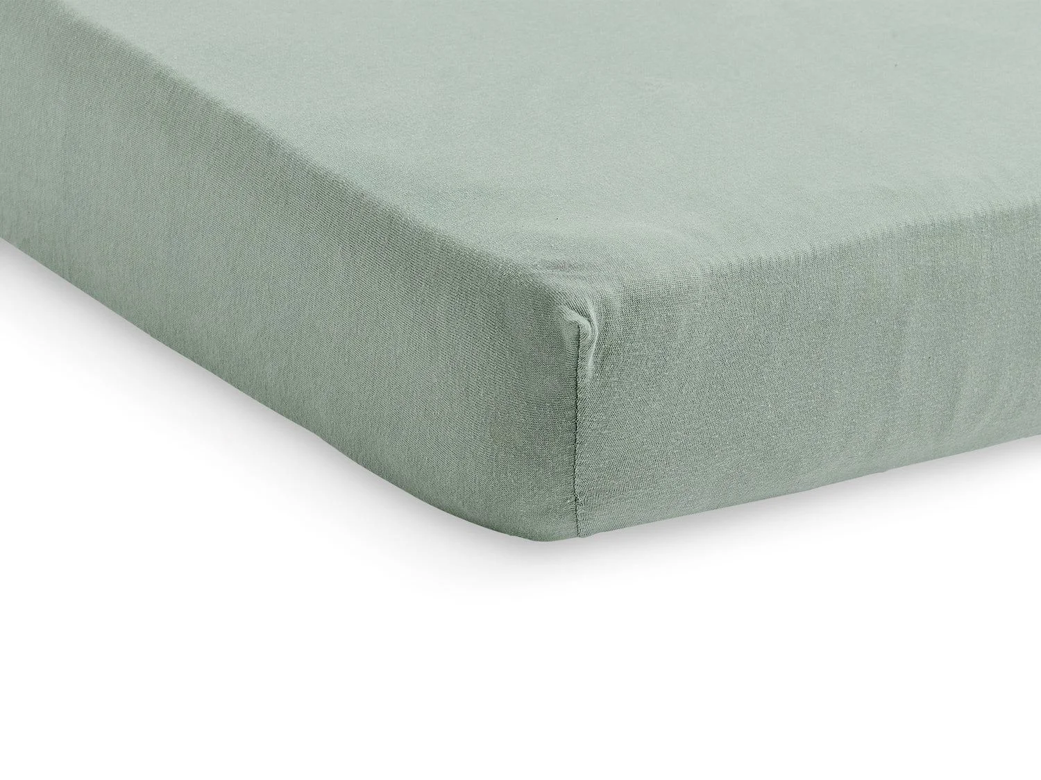 Cearsaf cu elastic Jollein Jersey Ash Green, 40/50x80/90 cm foto