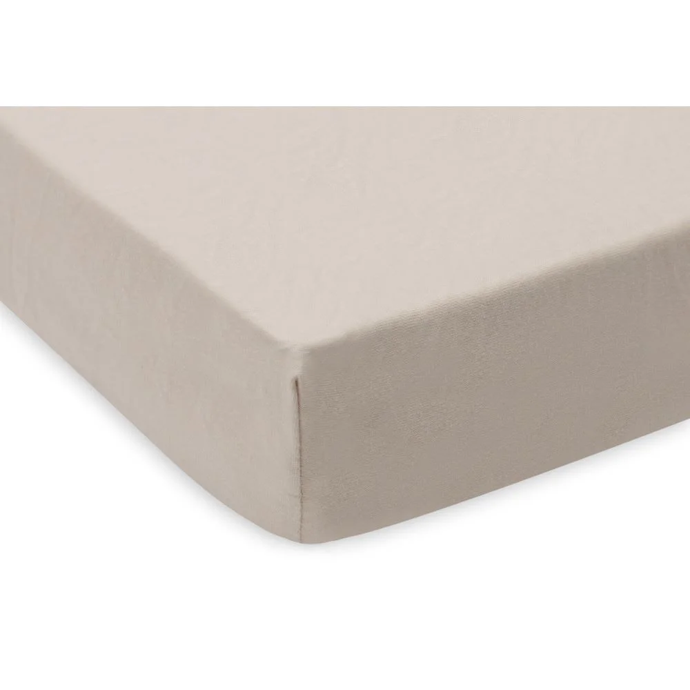 Простыни на резинке Jollein Jersey Oatmeal/Sand, 40/50x80/90 см, 2 шт. foto