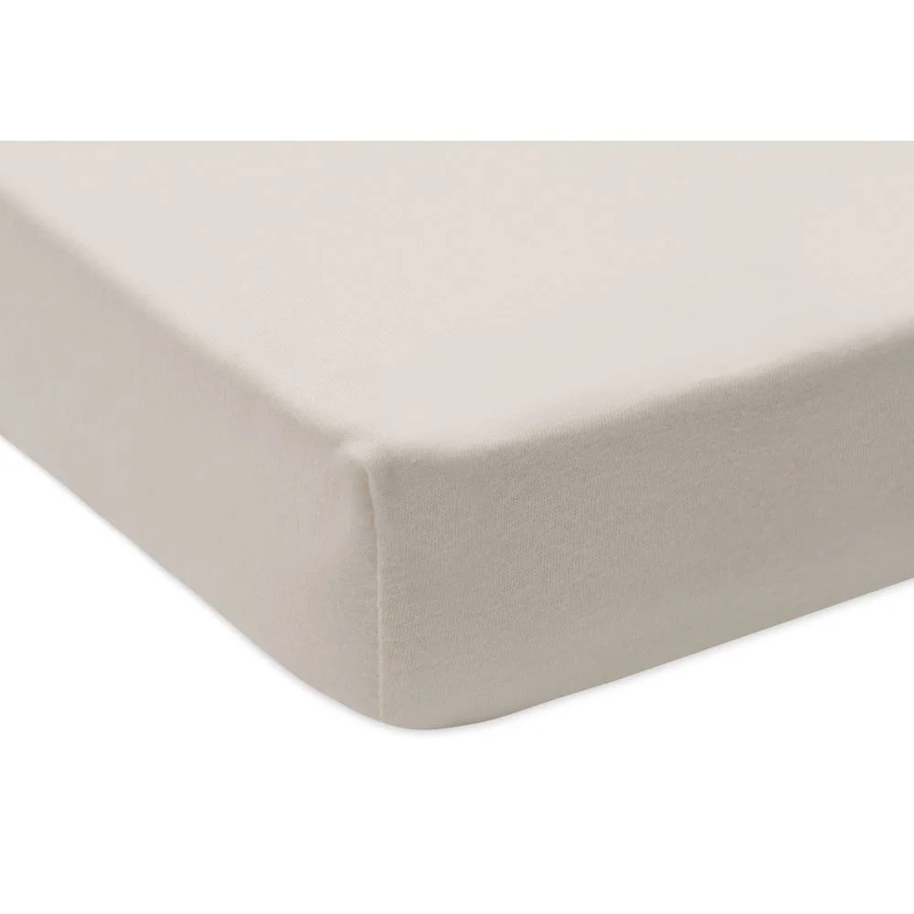 Простыни на резинке Jollein Jersey Oatmeal/Sand, 40/50x80/90 см, 2 шт. foto