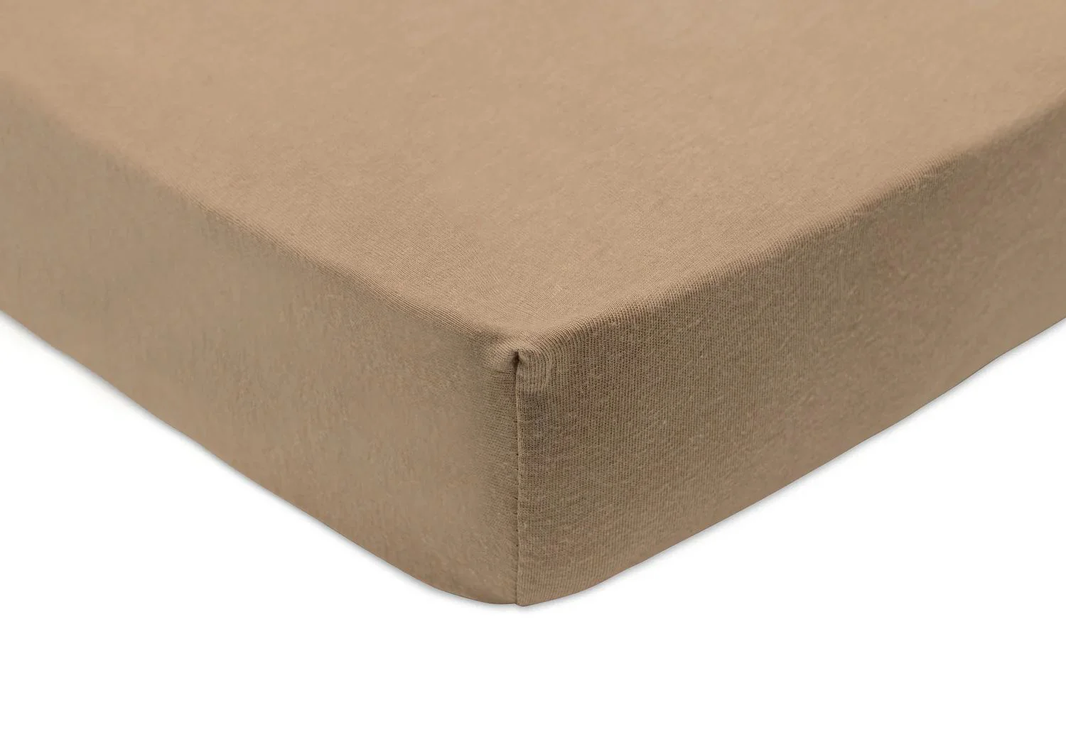 Cearsaf cu elastic Jollein Jersey Sea Green/Biscuit, 120x60 cm, 2 buc. foto