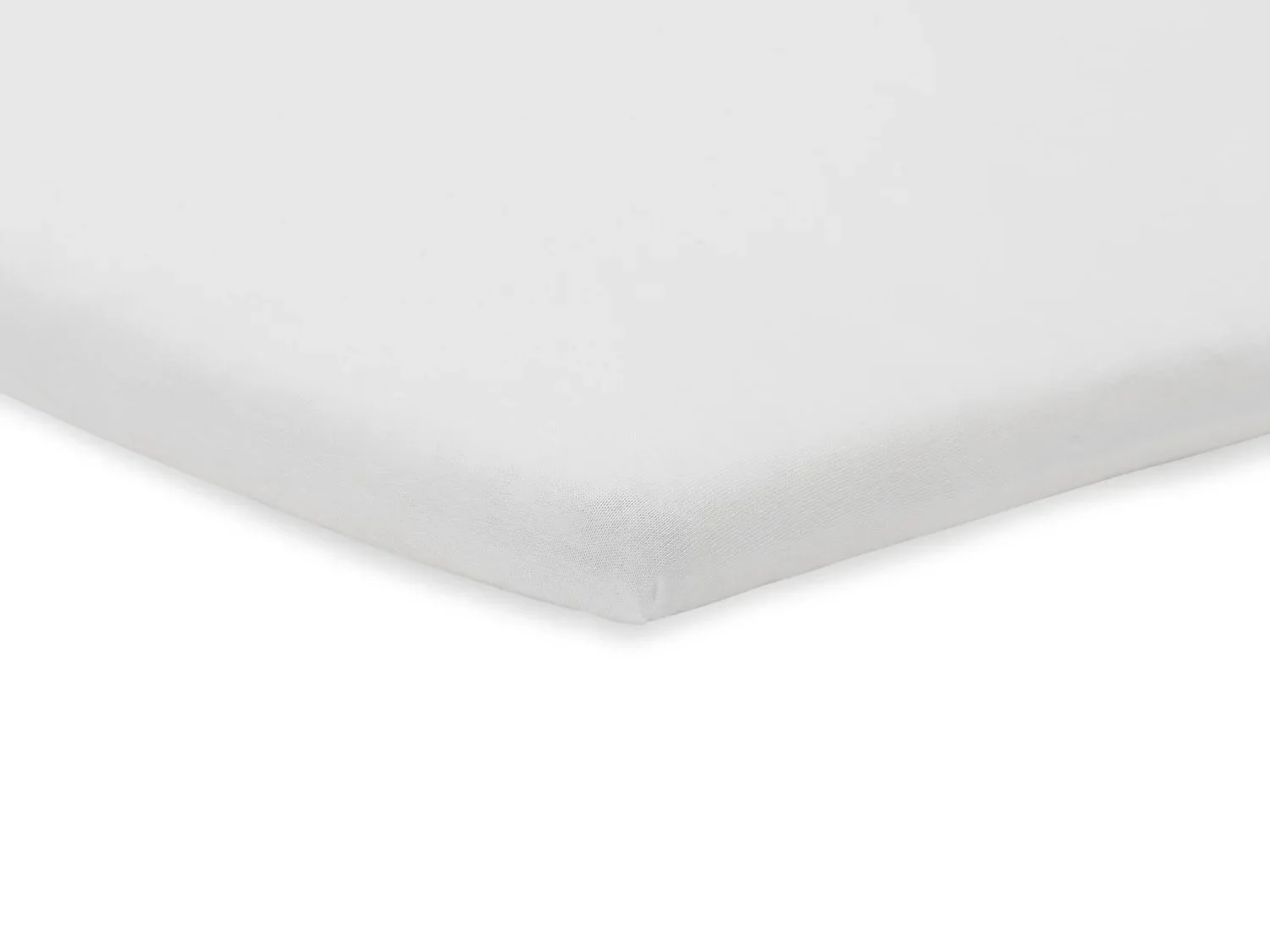 Простыни на резинке Jollein Jersey White, 40/50x80/90 см, 2 шт. foto