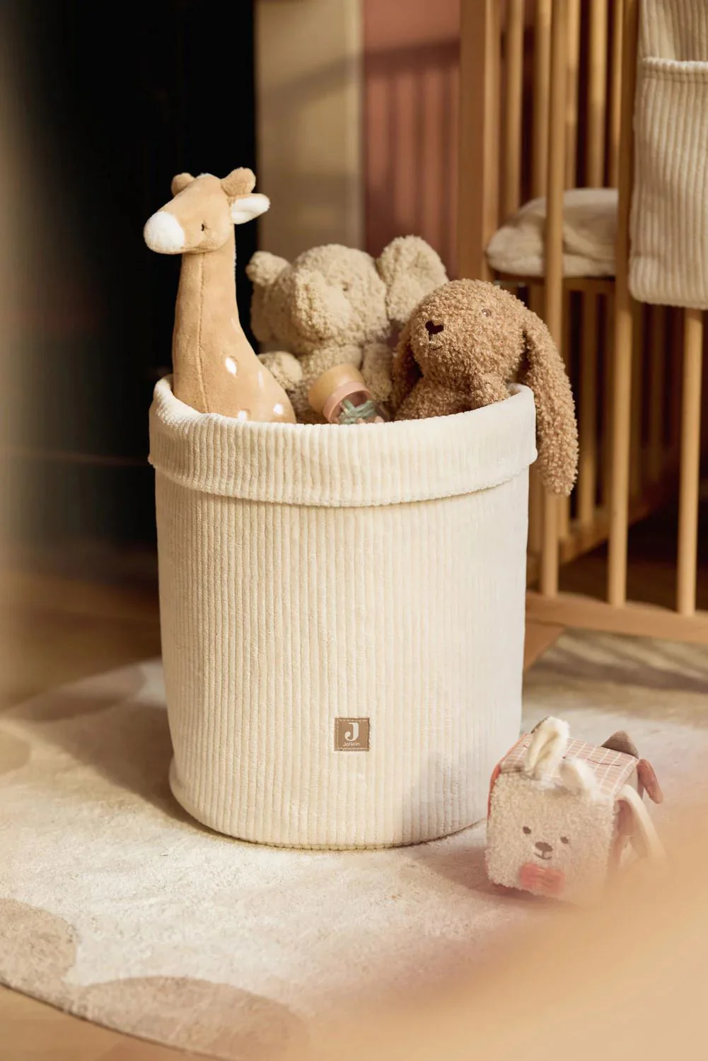 Корзинка для хранения Jollein Cloudy Rib Oatmeal foto